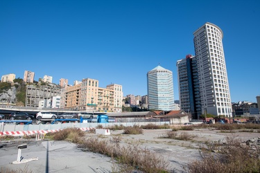 Genova, San Benigno - zona via di Francia, via Albertazzi - area