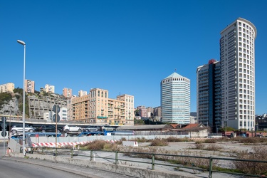 Genova, San Benigno - zona via di Francia, via Albertazzi - area