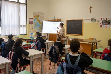 Genova Certosa - scuola Ariosto - consegnate lavagne smart da as