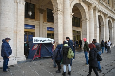 Genova, piazza De Ferrari - movimento protesta ligure ristorator
