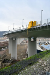 Genova, press tour dentro la struttura del ponte San Giorgio