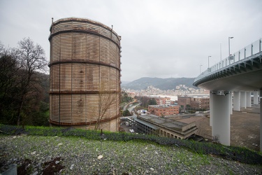 Genova, press tour dentro la struttura del ponte San Giorgio