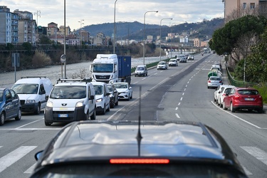 Genova, lunedi mattina traffico causa chiusure autostrada