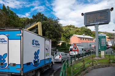 Genova, casello autostrada Ge Est - traffico in ingresso causa f