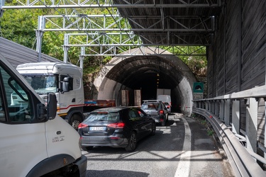 Genova, casello autostrada Ge Est - traffico in ingresso causa f