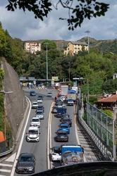 Genova, casello autostrada Ge Est - traffico in ingresso causa f