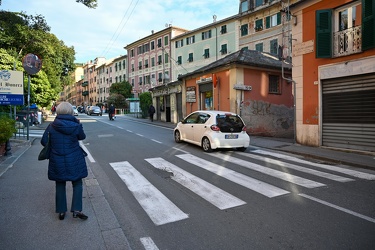 Genova, Nervi, via Oberdan - un altro investimento mortale, donn