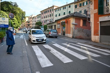 Genova, Nervi, via Oberdan - un altro investimento mortale, donn