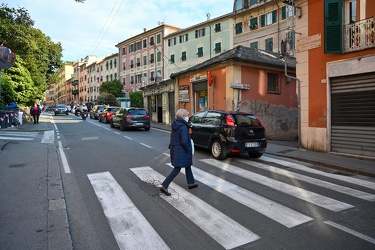 Genova, Nervi, via Oberdan - un altro investimento mortale, donn