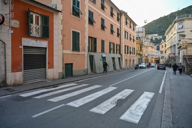 Genova, Nervi, via Oberdan - un altro investimento mortale, donn