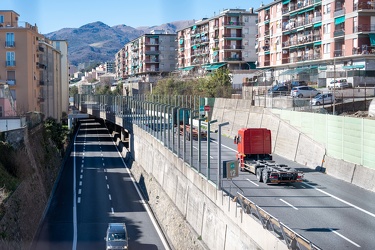 Genova, situazione ponente barriere contro il rumore autostrada