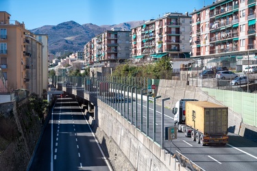 Genova, situazione ponente barriere contro il rumore autostrada