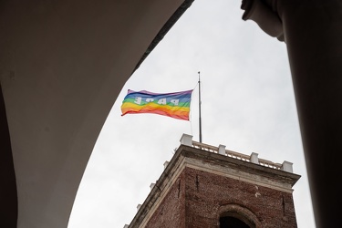 Genova - bandiere a mezz'asta nel secondo anniversario dall'iniz