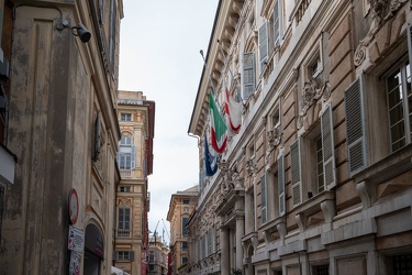 Genova - bandiere a mezz'asta nel secondo anniversario dall'iniz