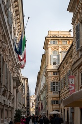 Genova - bandiere a mezz'asta nel secondo anniversario dall'iniz