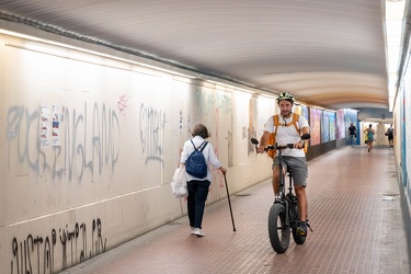 Genova, connivenza tra ciclisti e pedoni