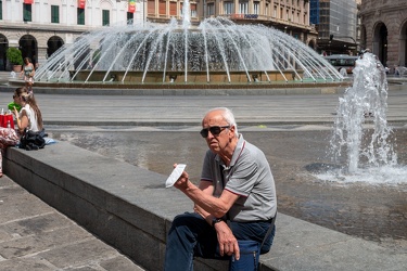 Genova, allerta caldo bollino arancione