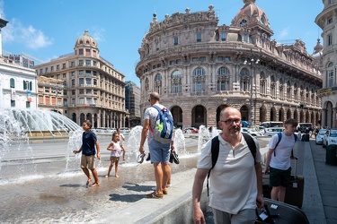 Genova, estate torrida e alte temperature in citta