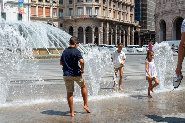 Genova, estate torrida e alte temperature in citta