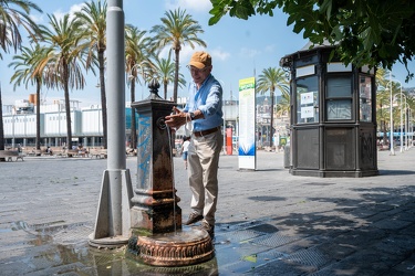 Genova, estate torrida e alte temperature in citta