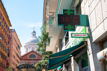 Genova, estate torrida e alte temperature in citta