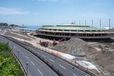 Genova, avanzamento lavori cantiere waterfront levante ex fiera