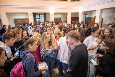 Genova, liceo classico D'Oria - concerto e incontro con Andrea D