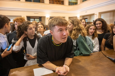 Genova, liceo classico D'Oria - concerto e incontro con Andrea D