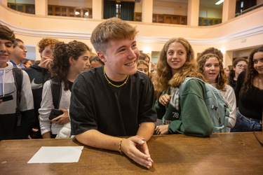 Genova, liceo classico D'Oria - concerto e incontro con Andrea D