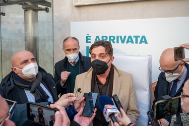 Genova, piazza Fontane Marose - presentazione sistema pagamento 