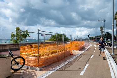 Genova, passeggiata Corso Italia - nuove panchine