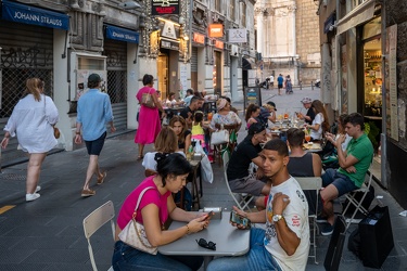 Genova, dehors concessi post covid