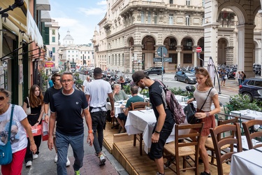 Genova, dehors concessi post covid