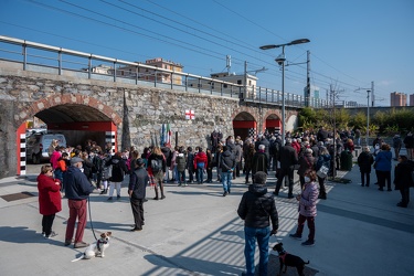 Genova, cornigliano - inaugurazione giardini Donne di Corniglian