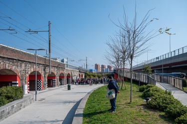 Genova, cornigliano - inaugurazione giardini Donne di Corniglian