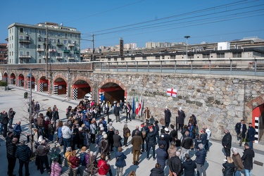 Genova, cornigliano - inaugurazione giardini Donne di Corniglian