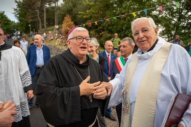 Genova, santuario Madonna della Guardia - tradizionale festa