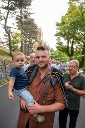 Genova, santuario Madonna della Guardia - tradizionale festa