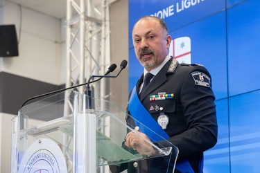 Genova, piazza De Ferrari - festa della polizia locale