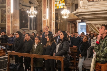 Genova, chiesa Santa caterina - funerali - Ucciso da una freccia