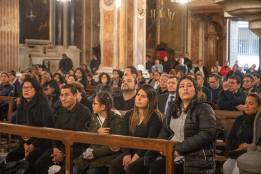 Genova, chiesa Santa caterina - funerali - Ucciso da una freccia
