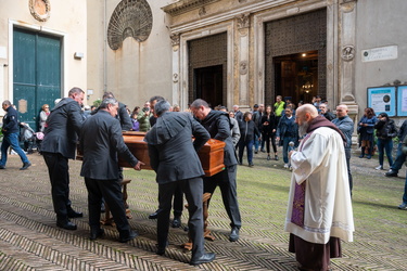 Genova, chiesa Santa caterina - funerali - Ucciso da una freccia