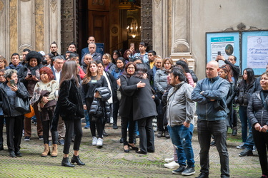 Genova, chiesa Santa caterina - funerali - Ucciso da una freccia