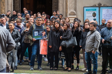 Genova, chiesa Santa caterina - funerali - Ucciso da una freccia