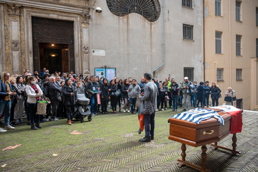 Genova, chiesa Santa caterina - funerali - Ucciso da una freccia