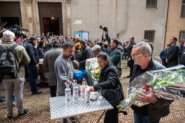 Genova, chiesa Santa caterina - funerali - Ucciso da una freccia