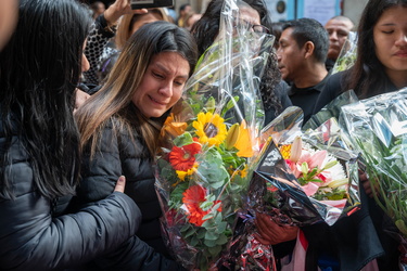 Genova, chiesa Santa caterina - funerali - Ucciso da una freccia