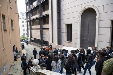 Genova, chiesa Santa caterina - funerali - Ucciso da una freccia