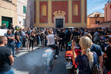 Genova, Palmaro - chiesa S M Assunta - funerale del 27enne deced