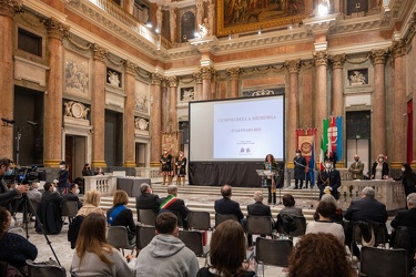 Genova, palazzo ducale - giornata della memoria